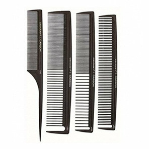 Cricket Professional Hair Stylist Carbon Comb Set  Anti-Static, Heat-Resistant Carbon Fiber Combs with Seamless Teeth for Smooth Styling, Cutting, a