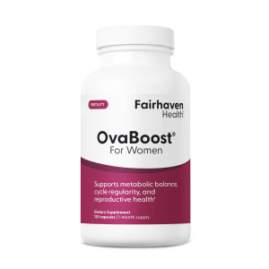 Fairhaven Health Ovaboost Fertility Supplements for Women | Conception for Her Support Ovulation & Egg Quality with Myo-Inositol & Folate | Prenatal