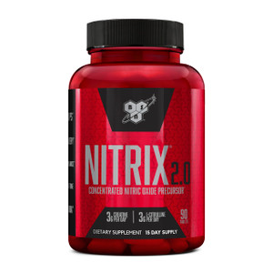 BSN NITRIX 2.0, Workout Supplement, Nitric Oxide Precursors, 3g Creatine, 3g L Citrulline, L-Citrulline, Supports Workout Performance, Pumps, Muscle