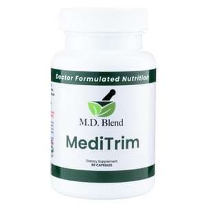 M.D. Blend MediTrim Energy Supplements, Metabolism Booster, Supports Vitality, Satiety & Physique Goals, Smooth System Balance Green Coffee Bean, App