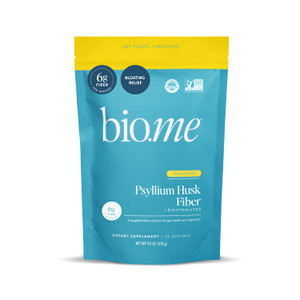 Psyllium Husk Fiber Lemonade 20 Count Travel Packs (6g Per Packet) - Psyllium Husk Powder for Digestive Health & Bloating Relief, Gluten Free, Sugar