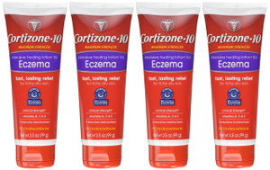 Cortizone 10 Intensive Healing Eczema Lotion 3.5 Oz (4 Pack)