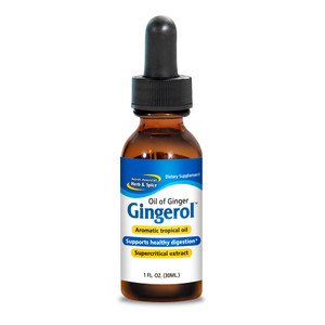 NORTH AMERICAN HERB & SPICE Gingerol - 1 fl oz - Cold-Extracted Ginger Oil - Supports Healthy Digestion - Non-GMO - 172 Servings