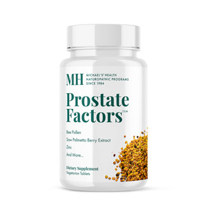 Michael's Health Naturopathic Programs Prostate Factors - 60 Vegetarian Tablets - Nutrients for The Prostate - Kosher - 30 Servings