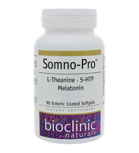 Bioclinic Naturals, Somno-Pro 90 gels with Melatonin, 5HTP, and L-Theanine