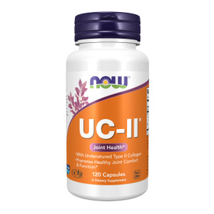 NOW Foods Supplements, UC-II Type II Collagen with Undenatured Type II Collagen, 120 Veg Capsules