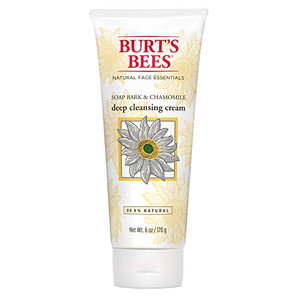 Burt's Bees Deep Cleansing Cream, Soap Bark & Chamomile 6 oz (Pack of 4)