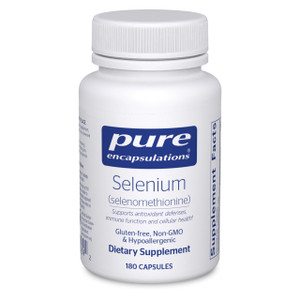 Pure Encapsulations Selenium - 200 mcg - for Healthy Cellular Function, Immune System & Antioxidant Defenses - Mineral Supplement - Vegan & Gluten Fr
