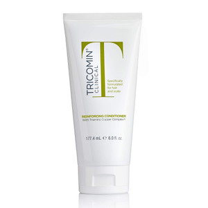 NEOVA Tricomin Reinforcing Conditioner- moisture-rich formula. Reinforce and strengthen hair to minimize strand breakage and split ends