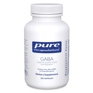 Pure Encapsulations GABA - Supplement to Support Relaxation & Moderation of Occasional Stress - with Premium GABA Amino Acids - 120 Capsules