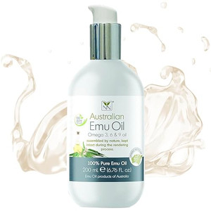 Y Not Natural Pure Emu Oil - Organic Moisture for Face, Body, Hair, Scalp & Nails - Rich in Omega 3-6-9, Vitamins & Essential Minerals - Australian E