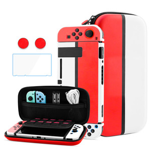 HYPERCASE for Nintendo Switch Accessories Bundle Storage Kit, with Portable Switch Carrying Case Bag, Hardshell TPU Protective Cover Skin for NS, HD
