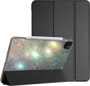 Teazgopx Bling Rhinestone Case for iPad Air 13-Inch M3 2025/M2 2024,iPad Pro 12.9 inch(2022/2021,6th/5th Gen)-High Quality Hand Glued Diamond Case,Gl