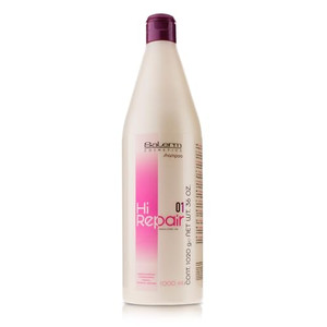 SALERM - Repairing Shampoo - Hi Repair Shampoo - 1000 ml - Deep Hydration for Damaged Hair - Repairs and Rejuvenates - Shinier and Softer Hair - Imme