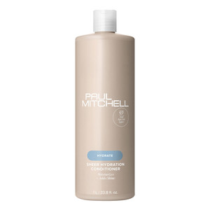 Paul Mitchell Sheer Hydration Conditioner, Moistures + Adds Shine, For Dry Hair, 33.8 fl oz