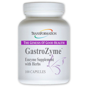 TRANSFORMATION THE GENESIS OF GOOD HEALTH - GastroZymeDigestive Supplement, Uniquely Formulated with Enzymes & Papaya Leaf, Plant Based with Herbs, S