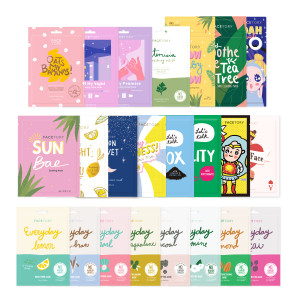 FACETORY K Beauty Face Mask Skin Care 23 COLLECTION Sheet Mask Set | Natural Premium Korean Face Mask For All Skin Types - No Sulfates No Parabens (2