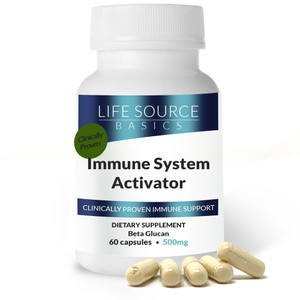 Life Source Basics Immune System Support Activator - High Purity Beta 1,3/1,6 Glucan - Immunity and Vitamin Supplement Non-GMO & Vegan Friendly for M