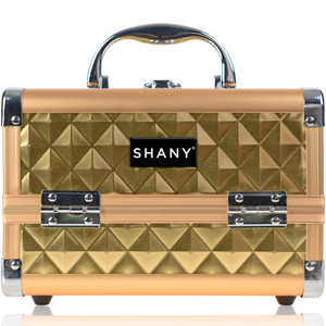 SHANY Chic Makeup Train Case Cosmetic Box Portable Makeup Case Cosmetics Beauty Organizer Jewelry storage with Locks, Multi trays Makeup Storage Box