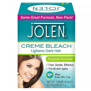 Jolen creme bleach lightens dark hair 30ml (6 Pack)