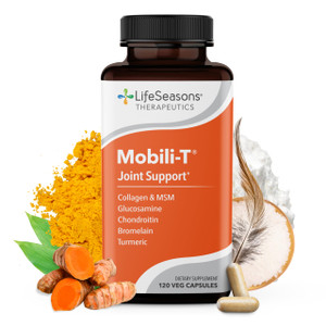 LifeSeasons Mobili-T - Joint Support Supplement - Reduces Aches & Discomforts - Increase Range of Motion - Rebuild Tissue & Cartilage - MSM Chondroit