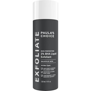 Paulas Choice--SKIN PERFECTING 2% BHA Liquid Salicylic Acid Exfoliant--Facial Exfoliant for Blackheads, Enlarged Pores, Wrinkles & Fine Lines, 4 oz B