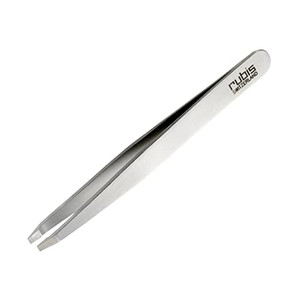 Rubis Universal Stainless Steel Tweezers with Straight Tips for Precise Eyebrows and Hair Removal, 1K302,Rubis Switzerland Swiss Made World Renowned