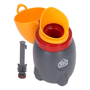 VBESTLIFE Portable Baby Urinal Leak Proof Travel Potty for Boys Emergency Car Toilet with Triple Seal Design for Toddler Potty Training (Orange)