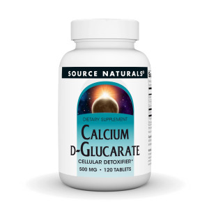 Source Naturals - Calcium D-Glucarate, Cellular Detoxifier* - 500 mg - 120 Tablets