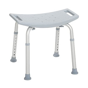 Drive Medical Bathroom Safety Shower Tub Bench Chair, Aluminum, Color: White