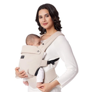 Momcozy Baby Carrier - Ergonomic, Cozy and Lightweight Carrier for 7-45lbs, Effortless to Put On, Ideal for Hands-Free Parenting, Enhanced Lumbar Sup
