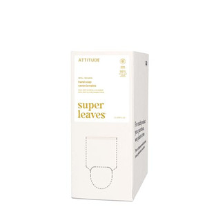 ATTITUDE Liquid Hand Soap, EWG Verified, Plant and Mineral-Based, Vegan Personal Care Products, Lemon Leaves, 67.6 Fl Oz