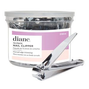 Diane D904 Stainless Steel Nail Clippers with Fold Out File - 72 Count (Pack of 1)
