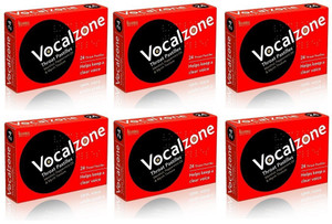 Vocalzone 24 pastilles x 6 Packs by Vocalzones