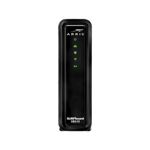 ARRIS Surfboard 16x4 DOCSIS 3.0 Wi-Fi Cable Modem, Model SBG10 (Black)