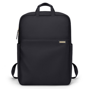 GOLF QUALITY Slim Laptop Backpack for Women, Lightweight Business Backpack for Women Computer Bag Purse for Commuting, Fit 16 Inch, Black