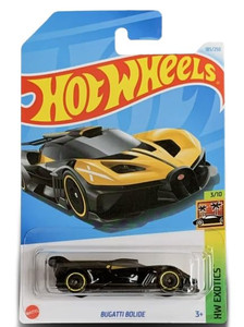 Hot Wheels Bugatti Bolide, Yellow/Black, HW Exotics 3/10