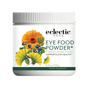 Eclectic Herb - Eye Food Powder | Vision Support, Superfood Vitamin and Mineral Supplement | Supports Eye Health | Bilberry + Ginkgo | Freeze Dried,