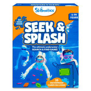 Skillmatics Pool Toys - Seek & Splash, Search & Find Water Game, Swimming Pool Dive Toy for Kids, Summer Fun & Gifts for Boys & Girls Ages 6, 7, 8, 9