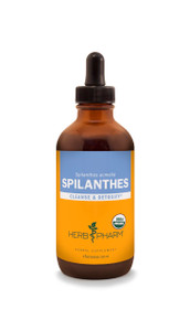 Herb Pharm Certified Organic Spilanthes Liquid Extract for Cleansing and Detoxification - 4 Ounce