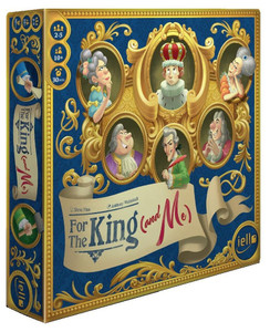 IELLO: for The King (and Me), Strategy Board Game, A Comical Theme That The Whole Family Will Love, Auction and Collection Mechanics, for Ages 10 and