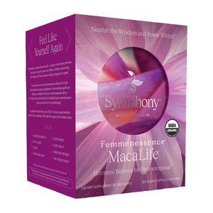 Femmenessence® MacaLife®  Clinically Proven Perimenopausal Organic Vegan Supplement for Natural Hormone Balance, Symptom Relief, Heart & Mood Suppor
