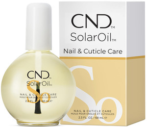 CND SolarOil Cuticle Oil, Natural Blend Of Jojoba, Vitamin E, Rice Bran and Sweet Almond Oils, Moisturizes and Conditions Skin, Pack Of 1, 2.3 oz.