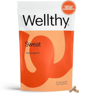 Wellthy Daily Thermogenic  Capsimax, Green Tea & L-Carnitine  Belly Thermogenic for Women  Natural Weight Loss, Craving Control & Energy Support,