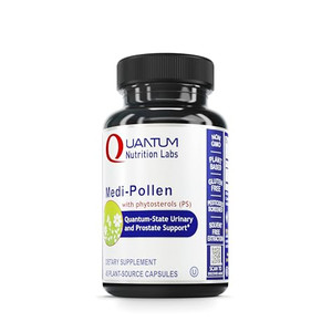 QNL Quantum Medi-Pollen - Men's Prostate Health Supplement - Supports Prostate & Urinary Tract Health - Vegan Urinary Health Supplement - 45 Plant-So
