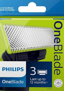 Philips Norelco Genuine OneBlade Replacement Blades, 3 Count, QP230/80