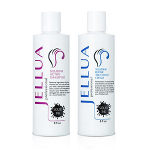 Jellua Squidink Active Shampoo and Repair Treatment Cream 8.0 Oz Duo