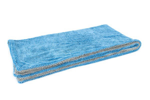 Autofiber Dreadnought XL Microfiber Vehicle-Drying Towel, Superior Absorbency for Car Trucks, and SUVs, Double-Twist Pile, One-Pass (20"x40", Blue/Gr