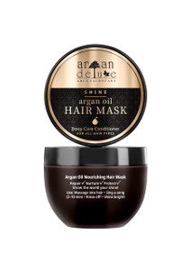 Argan Deluxe Hair Mask and Scalp Rejuvenating Deep Conditioner Masque, 250 mL