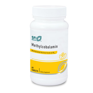Klaire Labs SFI Health Methylcobalamin Lozenges - 5000 Micrograms Vitamin B12 for Cognitive & Cardiovascular Support, Hypoallergenic & Natural Cherry
